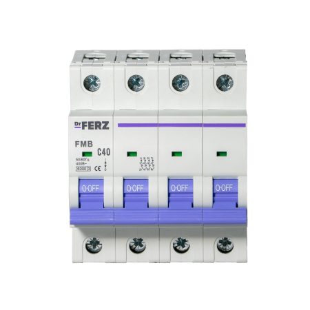 FMB-C 6kA 4P 40 х-ка C Автоматический выключатель